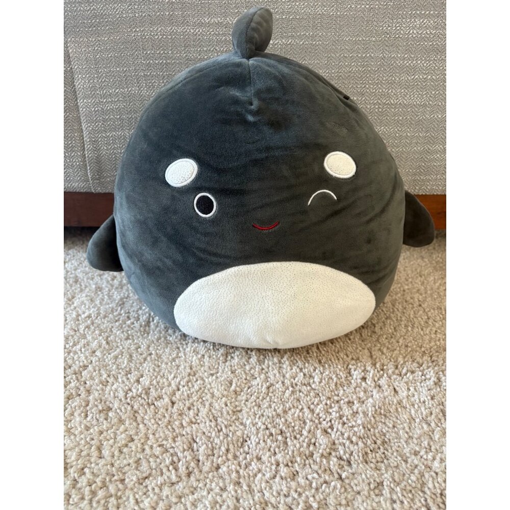 Squishmallows Kai The Orca Black Plush Toy Soft Stuffed Animal w Detached‎ Tag